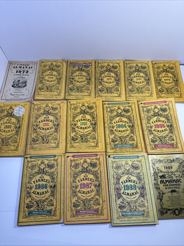 Vintage farmers almanacs lot - vintage,